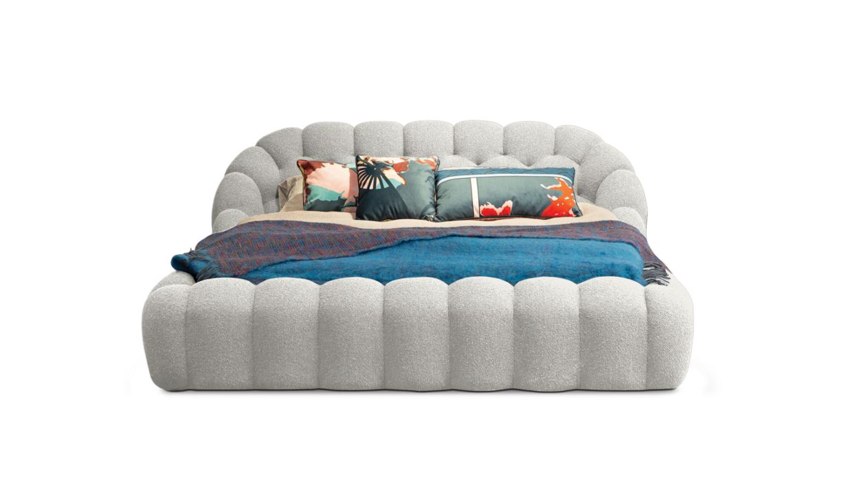 Bubble Bed by Roche Bobois #Tissu Orsetto Flex/Sable