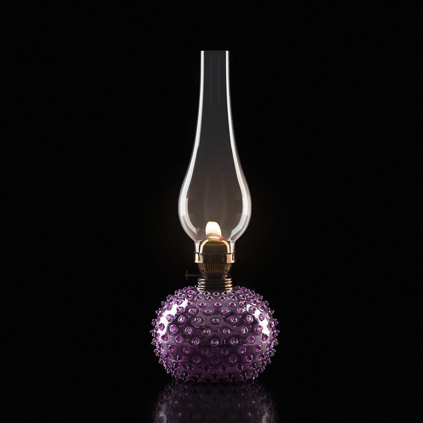 Department Paris Oil Lamp Light Pink