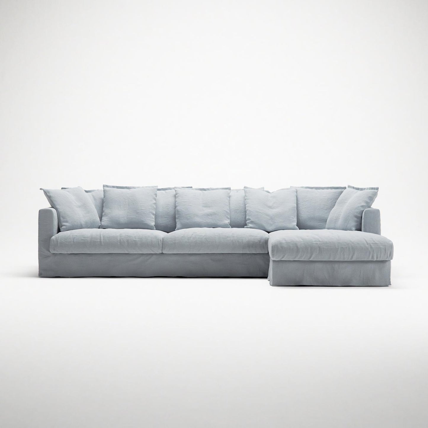 Decotique Le Grand Air 3-Seater Sofa Chaise Right Nordic Sky
