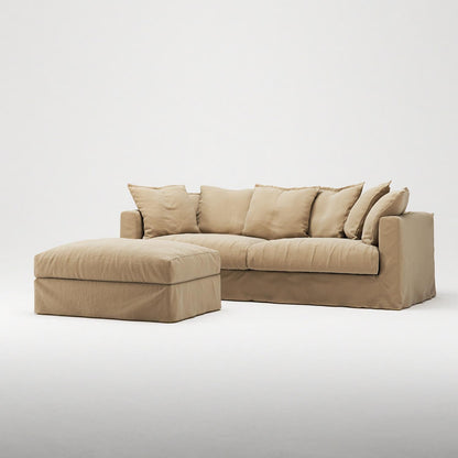 Decotique Le Grand Air Footstool Desert Sand
