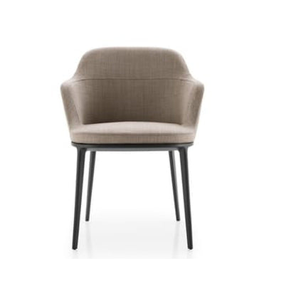 CARATOS - Metal Frame Chair with Armrests