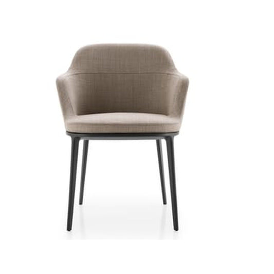 CARATOS - Metal Frame Chair with Armrests