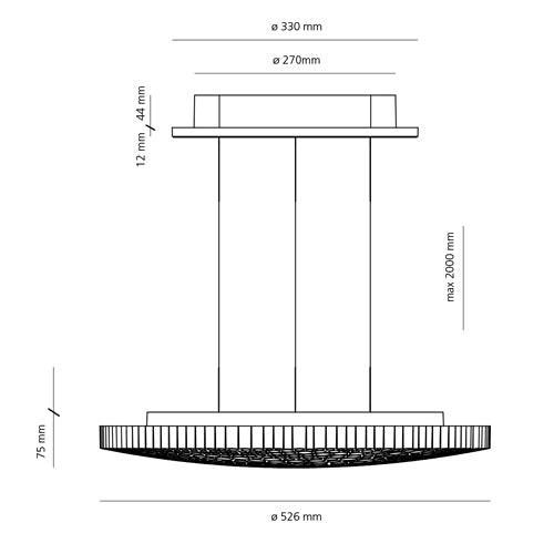 Calipso Suspension Lamp.