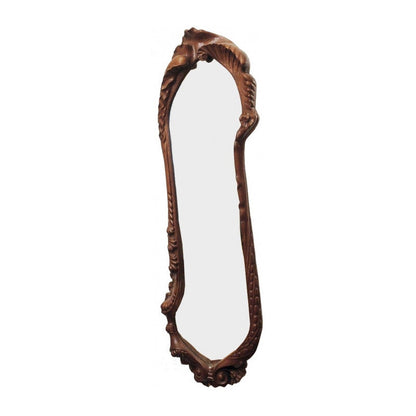 Wall-Mounted Mirror Calvet by Bd Barcelona Design #Stained oak and varnished