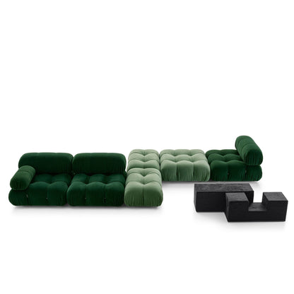 Camaleonda Modular sectional tufted sofa.
