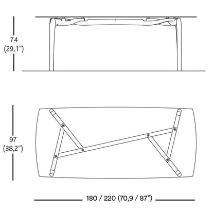 Carlina - Rectangular Dining Table