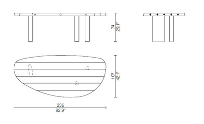 Table en form livre.