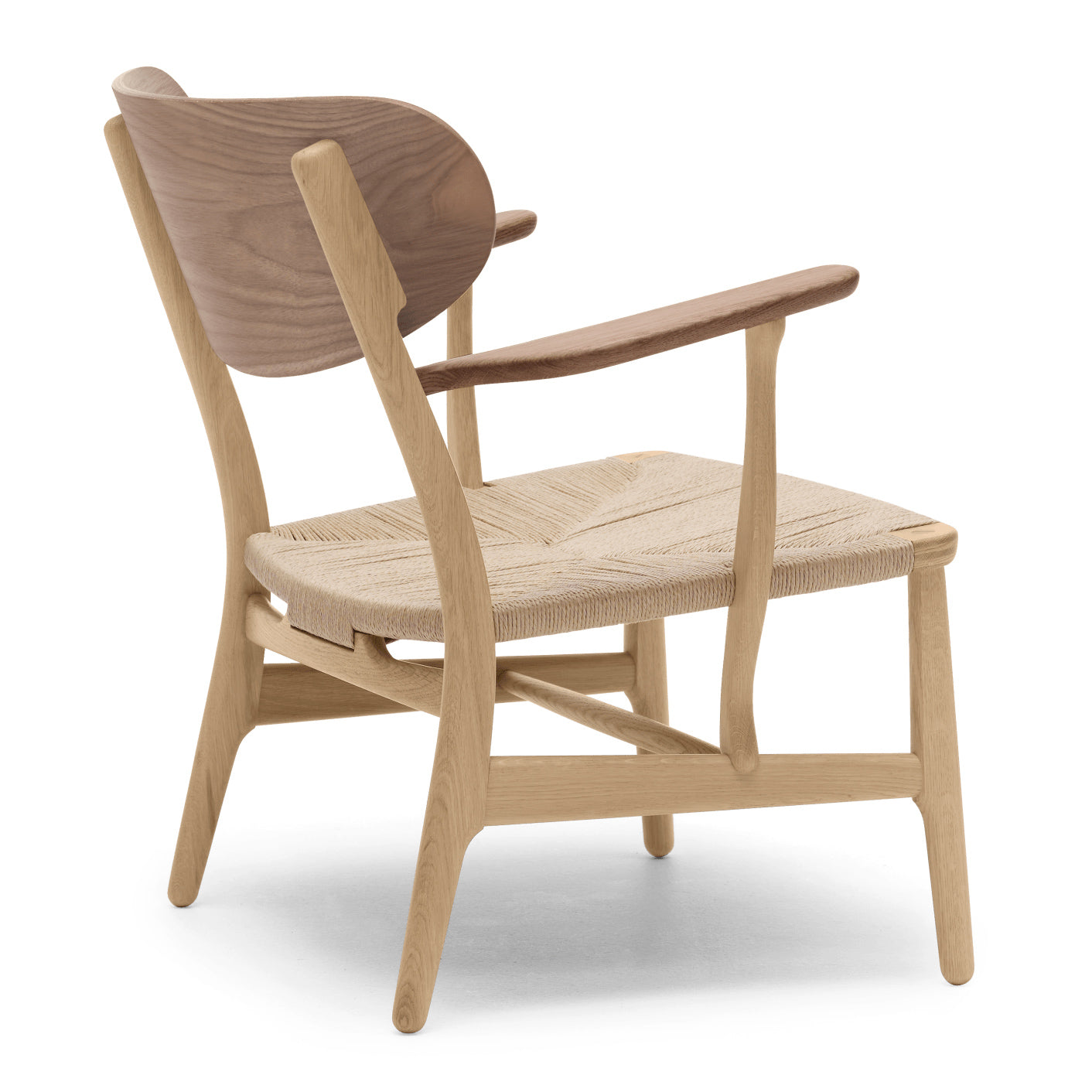 CH22 | Lounge Chair by Carl Hansen & Søn #Oak/Walnut/Oiled/Natural Paper Cord