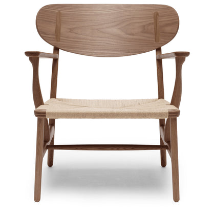 CH22 | Lounge Chair by Carl Hansen & Søn #Walnut/Oiled/Natural Paper Cord