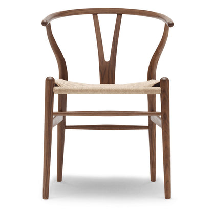 CH24 | WISHBONE CHAIR by Carl Hansen & Søn #walnut/Oiled/Natural Paper Cord