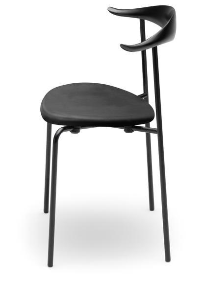 CH88P Chair - ch88p boeg sortmalet thor301 sort stel side