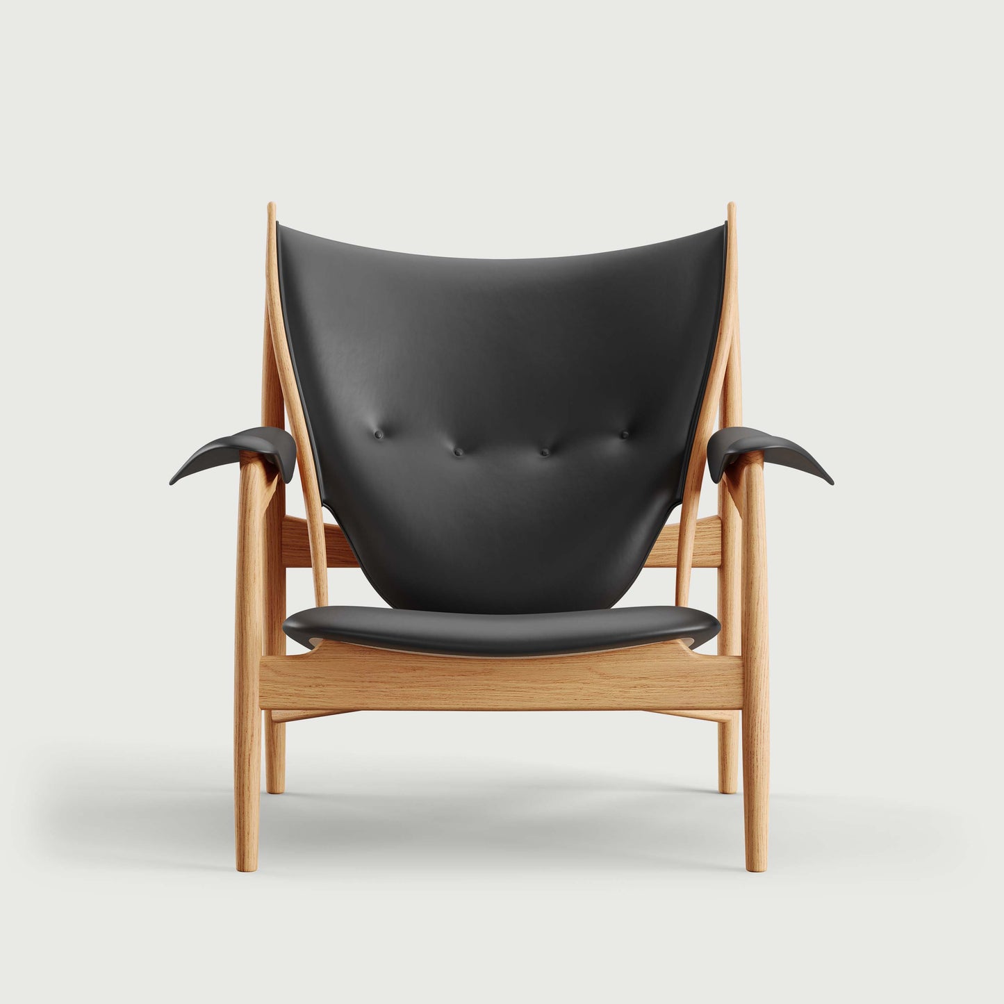 THE CHIEFTAIN CHAIR by House of Finn Juhl #Oak Dark Oil/Vegetal | 98 | Black