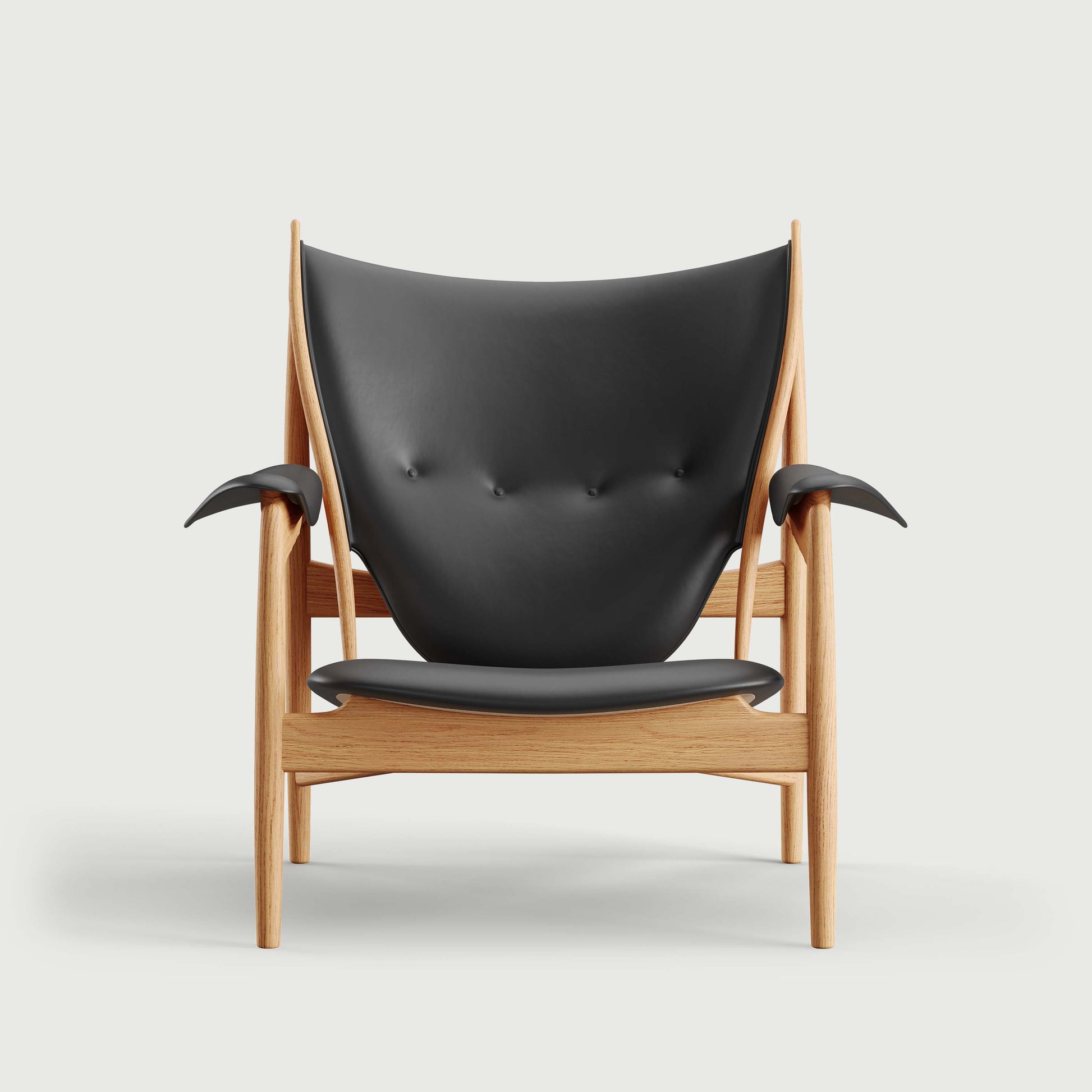 THE CHIEFTAIN CHAIR by House of Finn Juhl #Oak Dark Oil/Vegetal | 98 | Black
