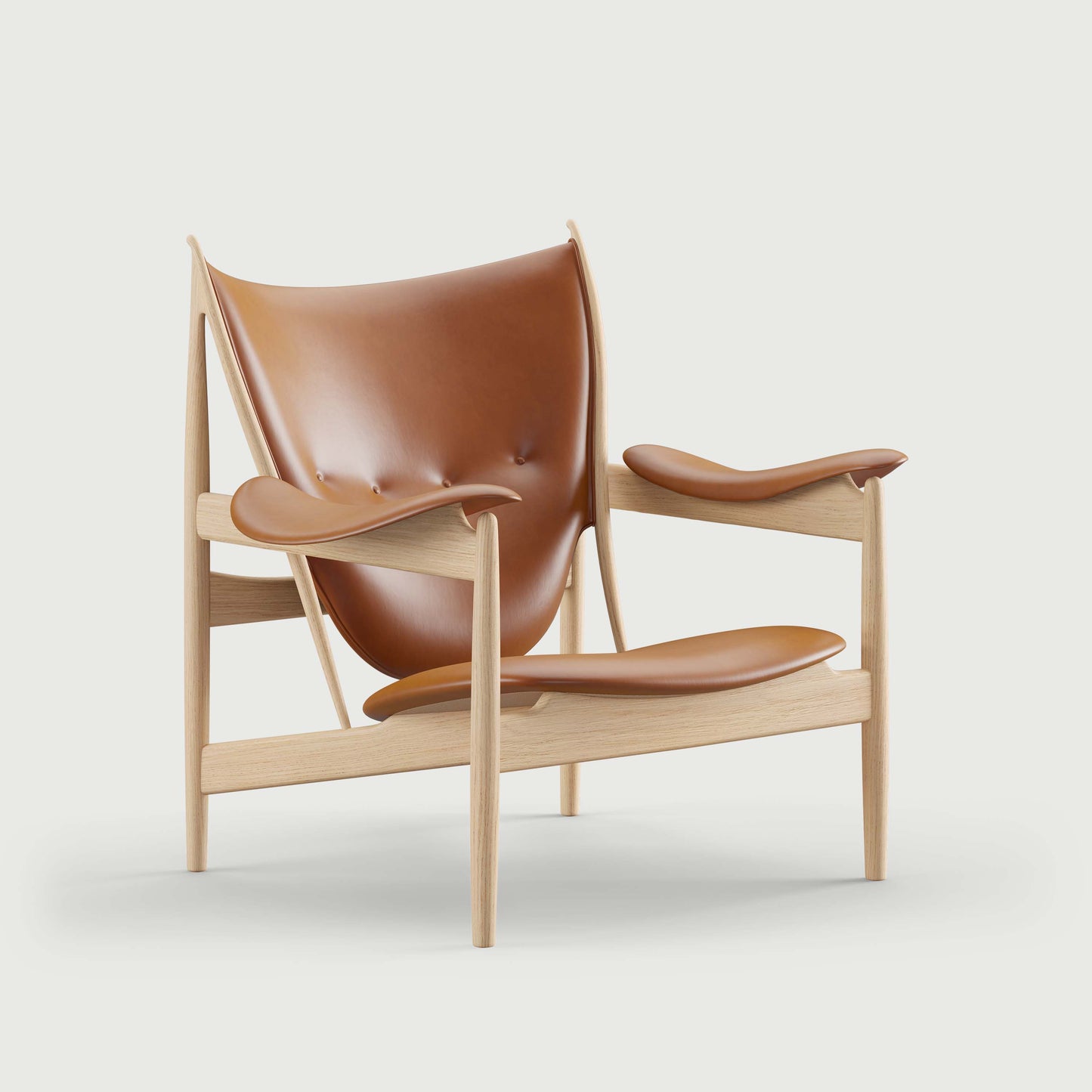 THE CHIEFTAIN CHAIR by House of Finn Juhl #Oak Clear Oil/Vegetal | 95 | Cognac / Walnut