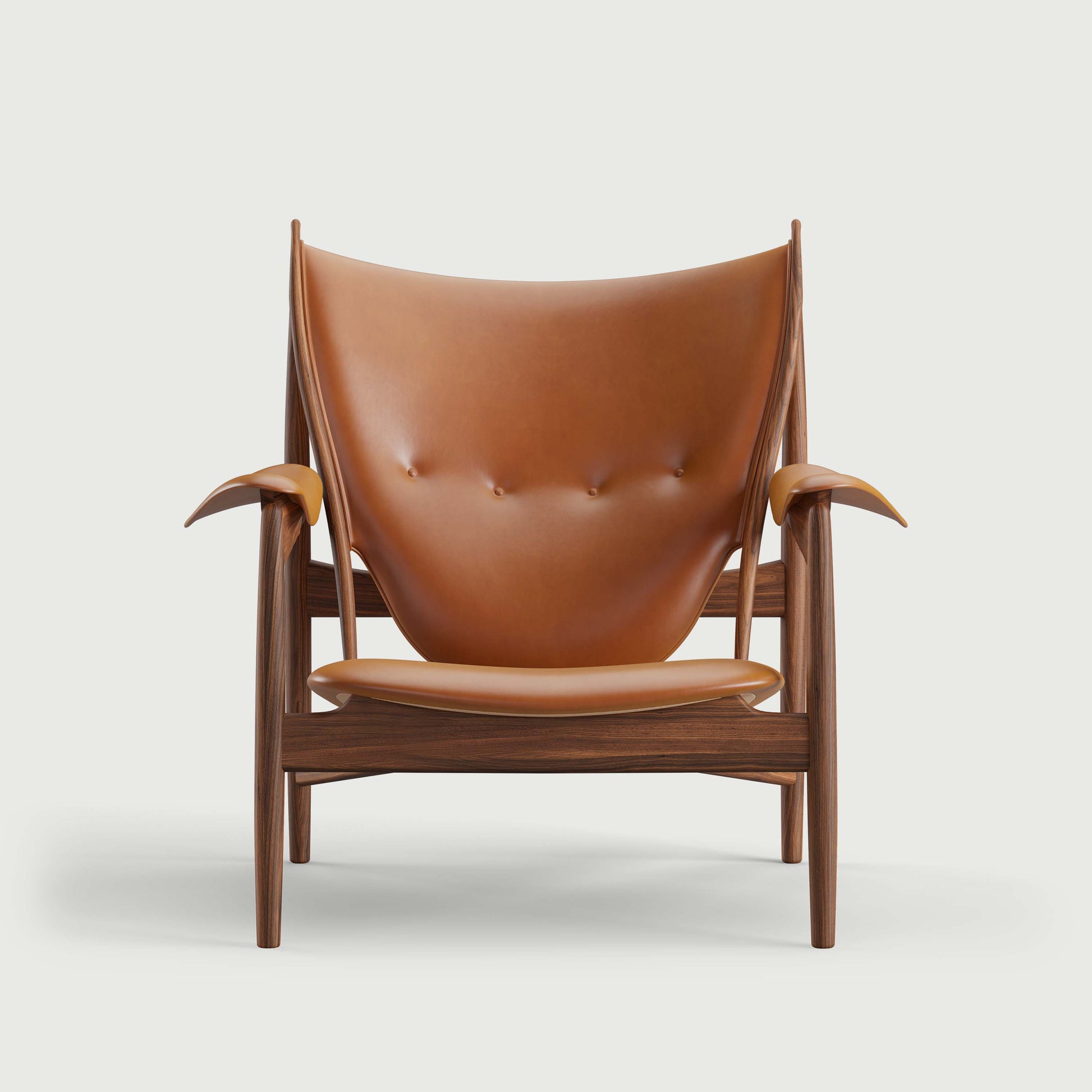 THE CHIEFTAIN CHAIR by House of Finn Juhl #Walnut/Vegetal | 95 | Cognac / Walnut