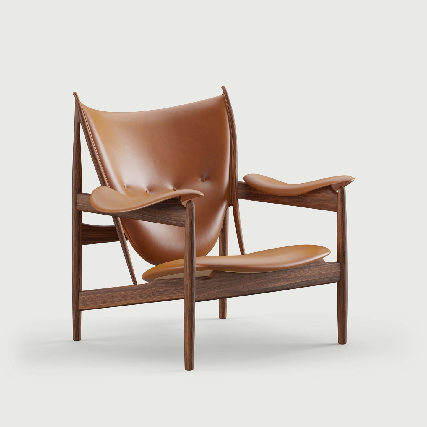 THE CHIEFTAIN CHAIR by House of Finn Juhl #Walnut/Vegetal | 95 | Cognac / Walnut