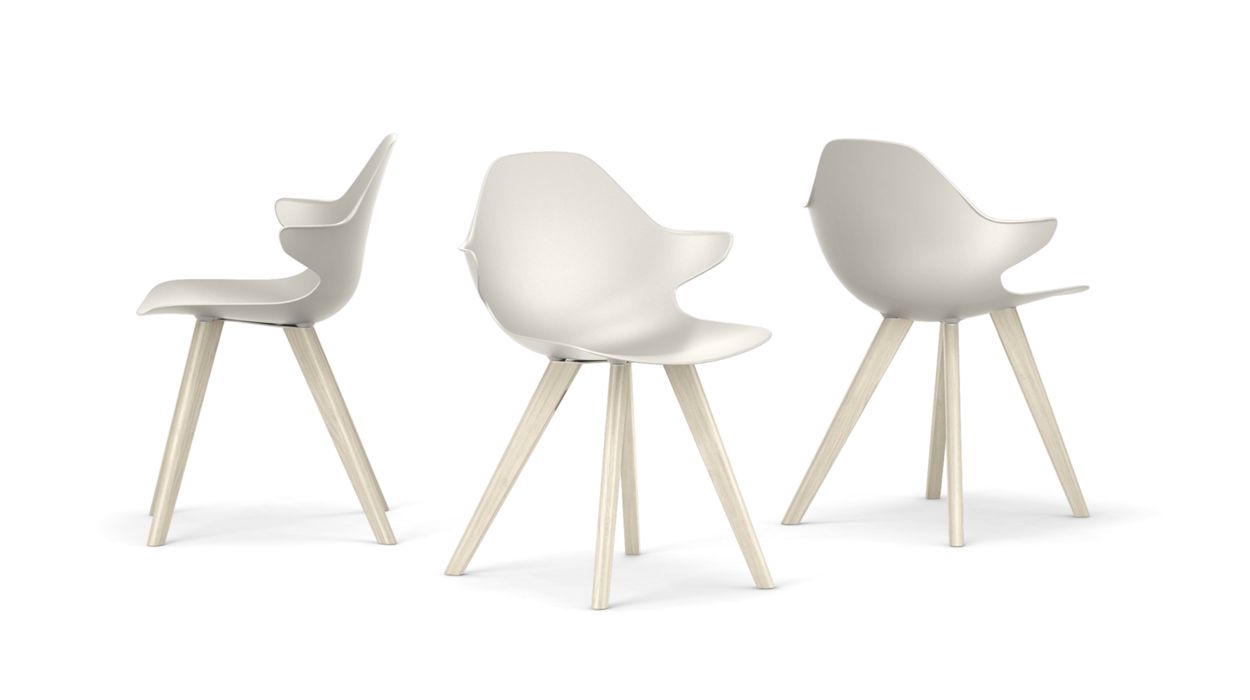 CHISTERA DINING ARMCHAIR - Wooden Legs by Roche Bobois