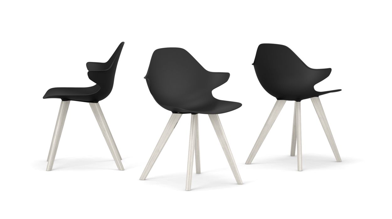 CHISTERA DINING ARMCHAIR - Wooden Legs by Roche Bobois