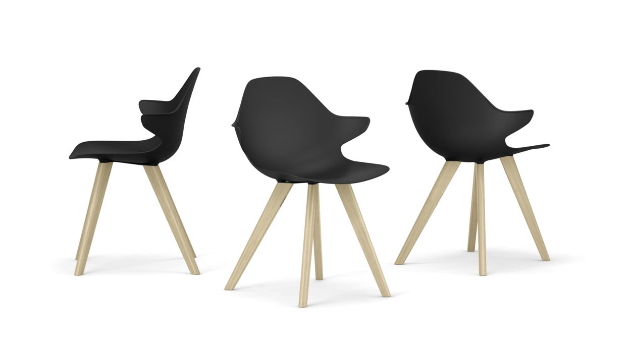 CHISTERA DINING ARMCHAIR - Wooden Legs by Roche Bobois