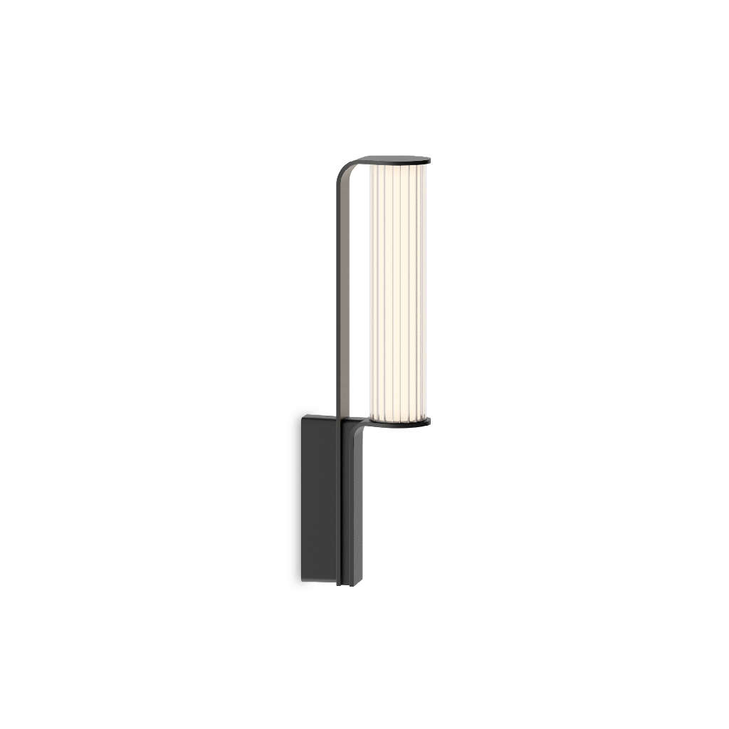 CLASS - LED glass and aluminium outdoor wall lamp.