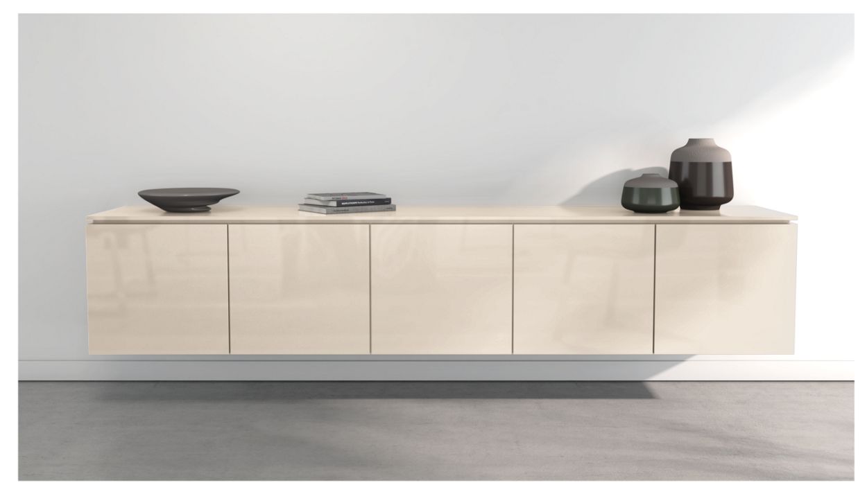 CODA HANGING SIDEBOARD - 5 DOORS by Roche Bobois