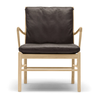 OW149 | Colonial Chair by Carl Hansen & Søn #Oak/Oiled/Leather | Thor | 306