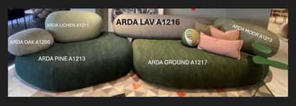 PEBBLE RUBBLE - Sectional modular sofa.