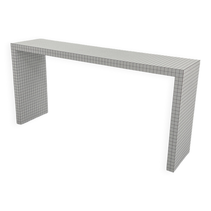 Quaderna Consolle 710 - Rectangular honeycomb console table.