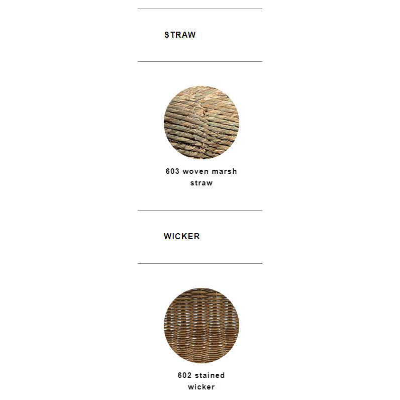 S CHAIR - Chair in wicker or straw.