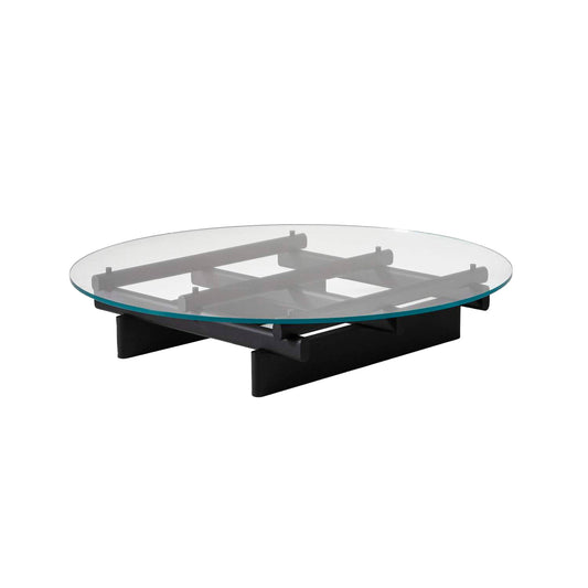 Sengu Round Glass Coffee Table.