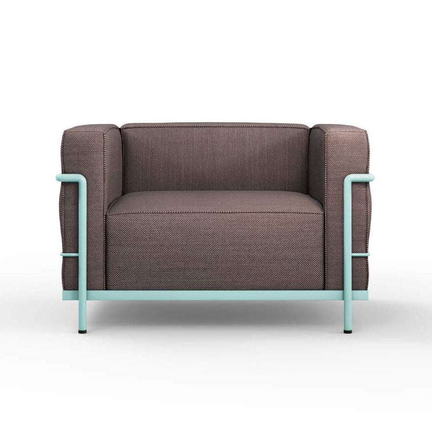 LC3 - Fabric armchair.