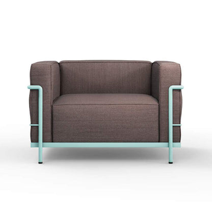 LC3 - Fabric armchair.