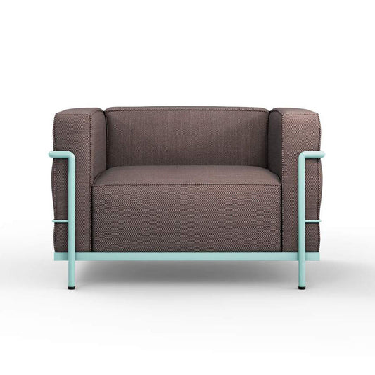 LC3 - Fabric armchair.