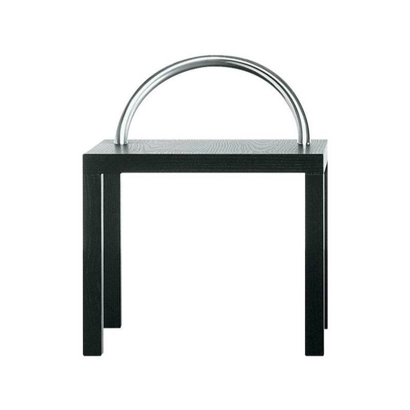 KO-KO - Wooden service table with handle.