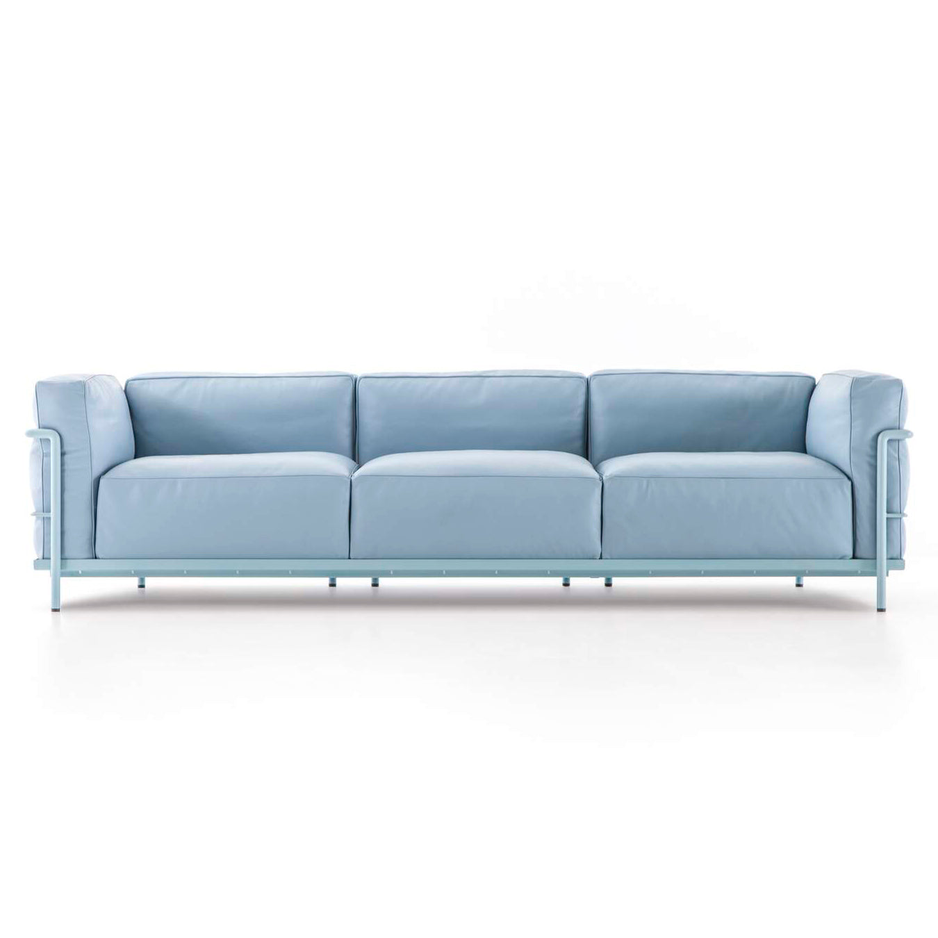 LC3 - 3-seater leather sofa.