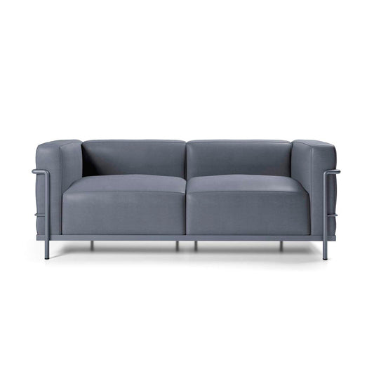 LC3 - 2-seater fabric sofa.