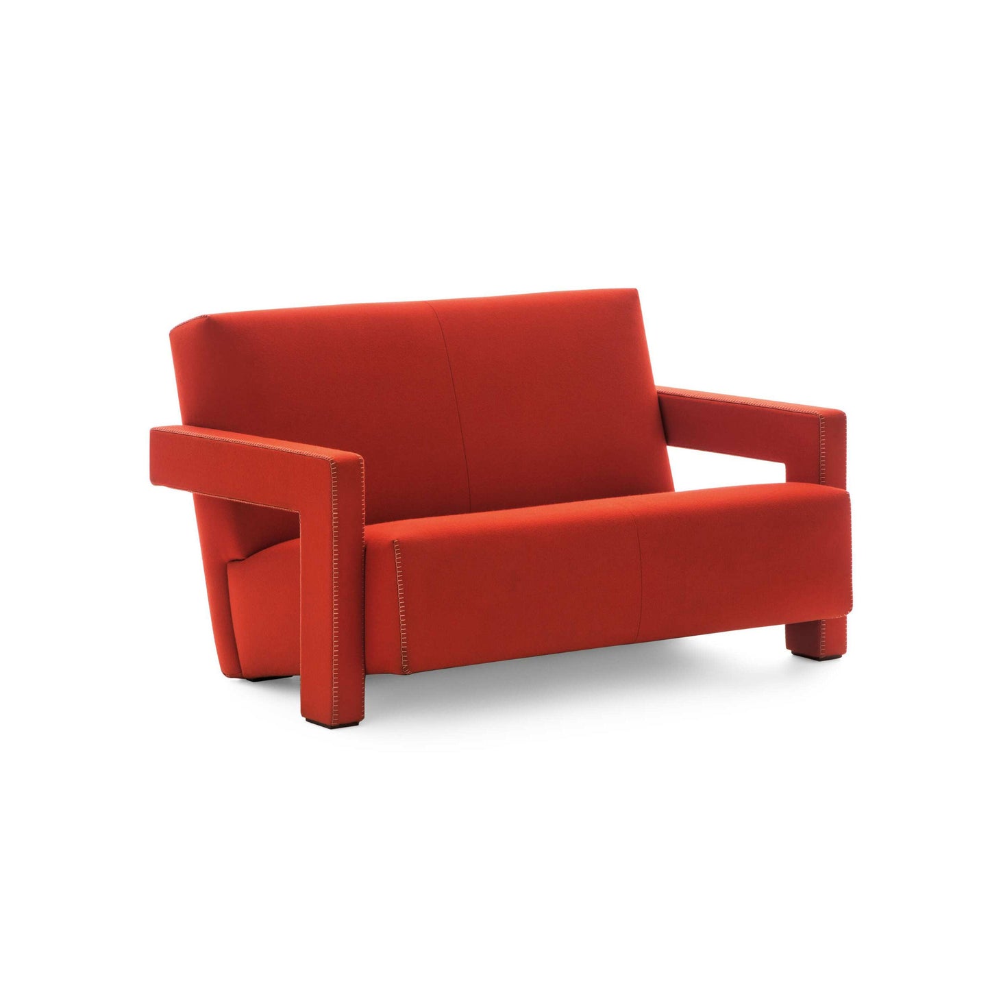 Utrecht - 2-Seater Curve Fabric Sofa
