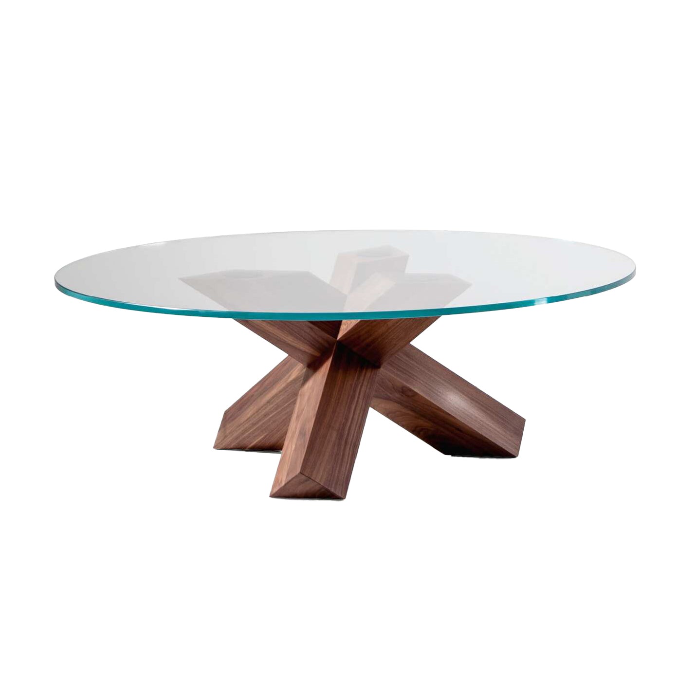 La Rotonda - Round Glass Top Coffee Table.