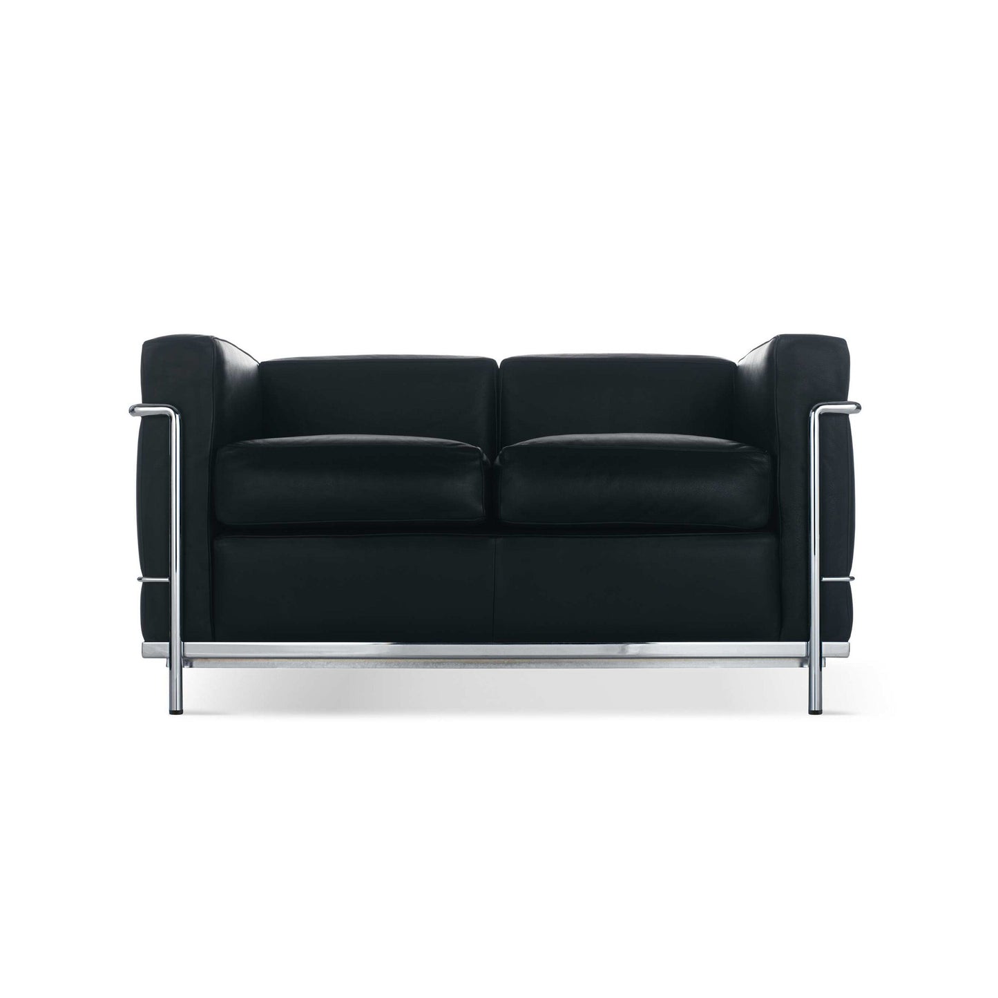 LC2 - 2-seater leather sofa.