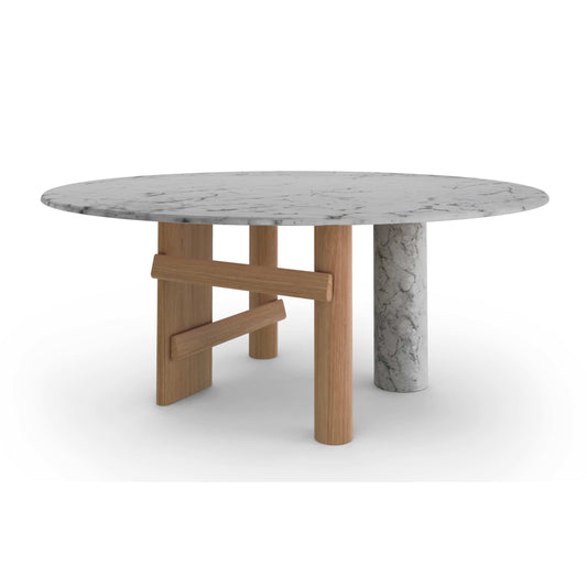 Sengu Marble Top Round Table