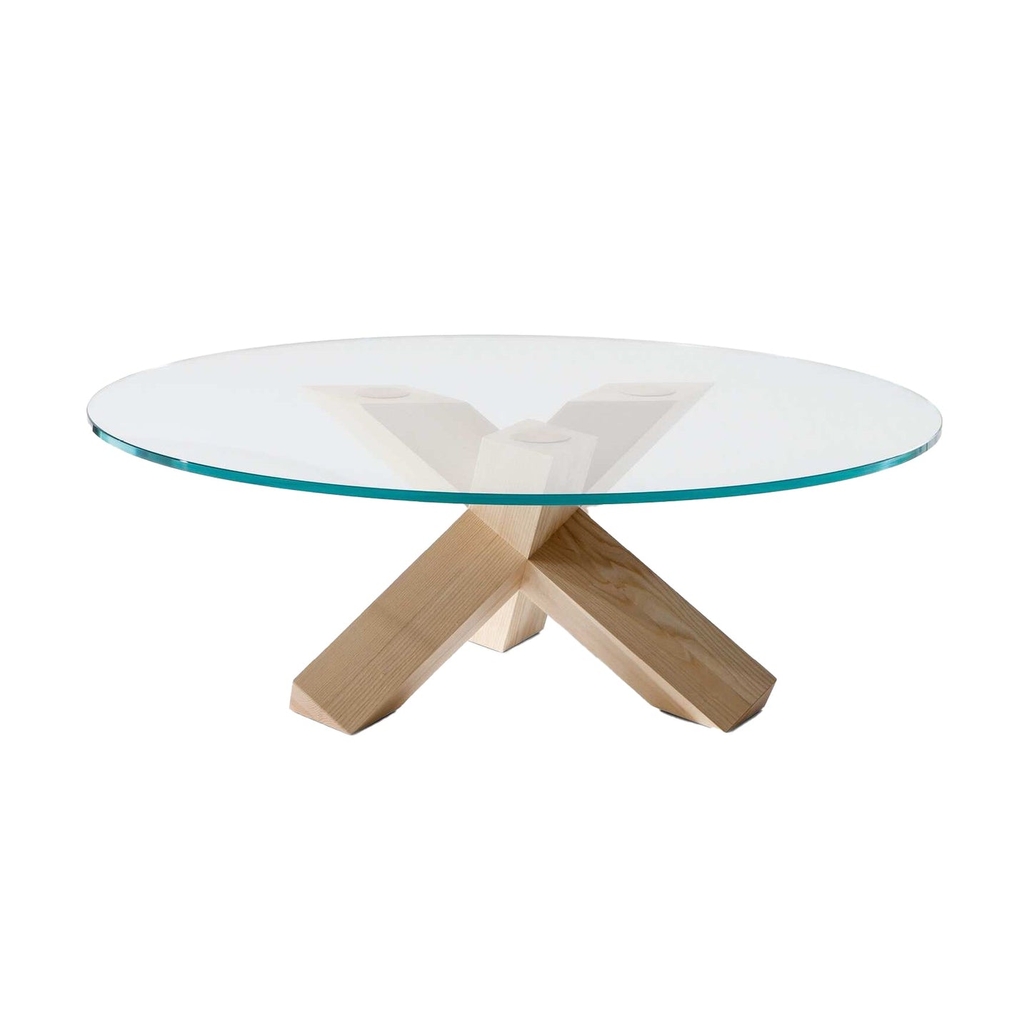 La Rotonda - Round Glass Top Coffee Table.