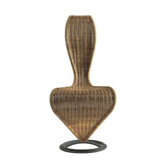S CHAIR - Chair in wicker or straw.