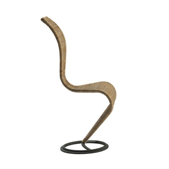 S CHAIR - Chair in wicker or straw.