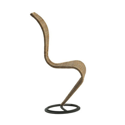 S CHAIR - Chair in wicker or straw.