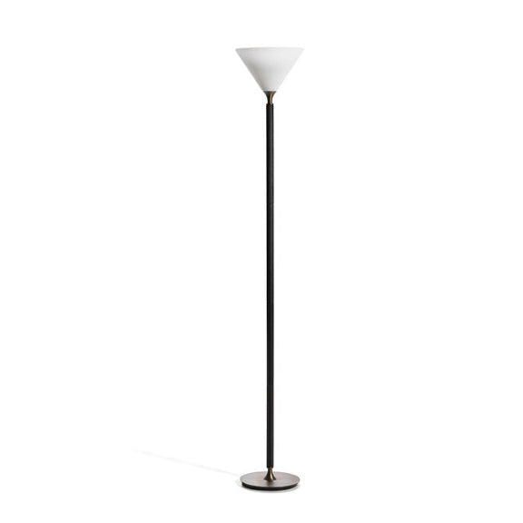 DUO - Wood and glass floor lamp
