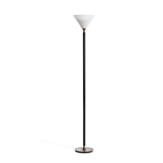 DUO - Wood and glass floor lamp