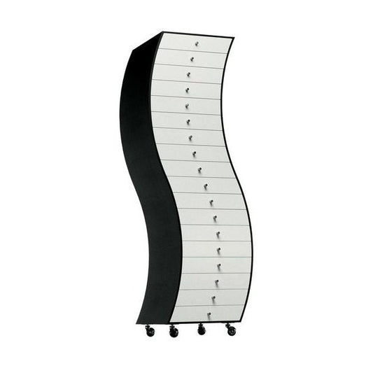PROGETTI COMPIUTI SIDE 1 - Curved chest of drawers.