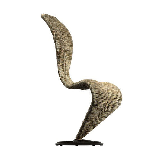 S CHAIR - Chair in wicker or straw.
