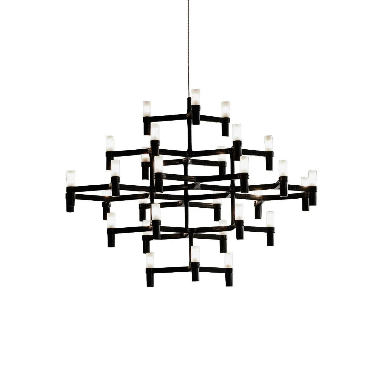 CROWN MAJOR - Die cast aluminium chandelier.