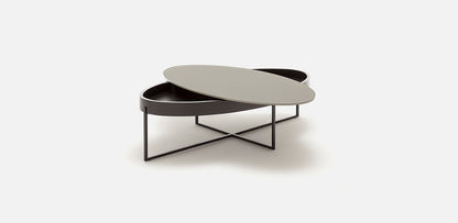 ROLF BENZ 8440 - Oval coffee table with storage space (Request Info).